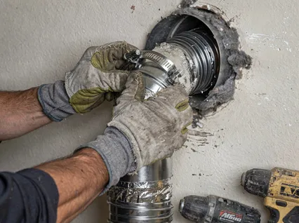 Dryer Vent Hose Installation in Pineville
