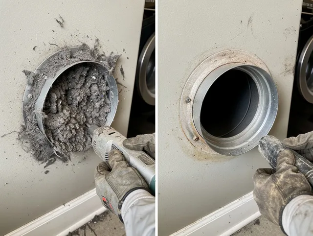 Professional clogged vent cleaning by Pineville Dryer Vent Cleaning in Pineville