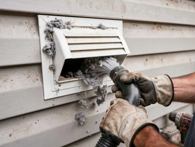 Professional dryer vent cleaning by Pineville Dryer Vent Cleaning in Pineville
