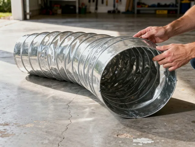 Pineville Dryer Vent Cleaning specialist using advanced equipment for thorough duct cleaning in Pineville
