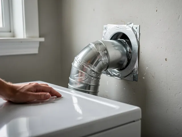 Pineville Dryer Vent Cleaning expert performing professional dryer vent repair and installation in Pineville
