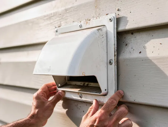 Pineville Dryer Vent Cleaning technician delivering thorough residential dryer vent cleaning service in Pineville